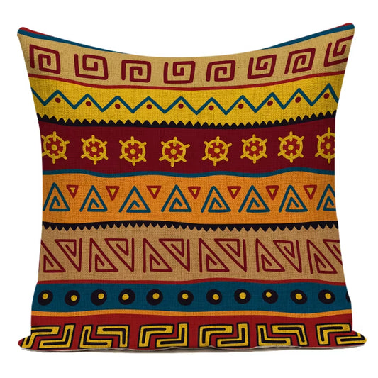 Decorative Throw Pillows Case African Style Polyester Pillows Cushion Cover Black Women Girls Lifestyle Pattern Pillowcase