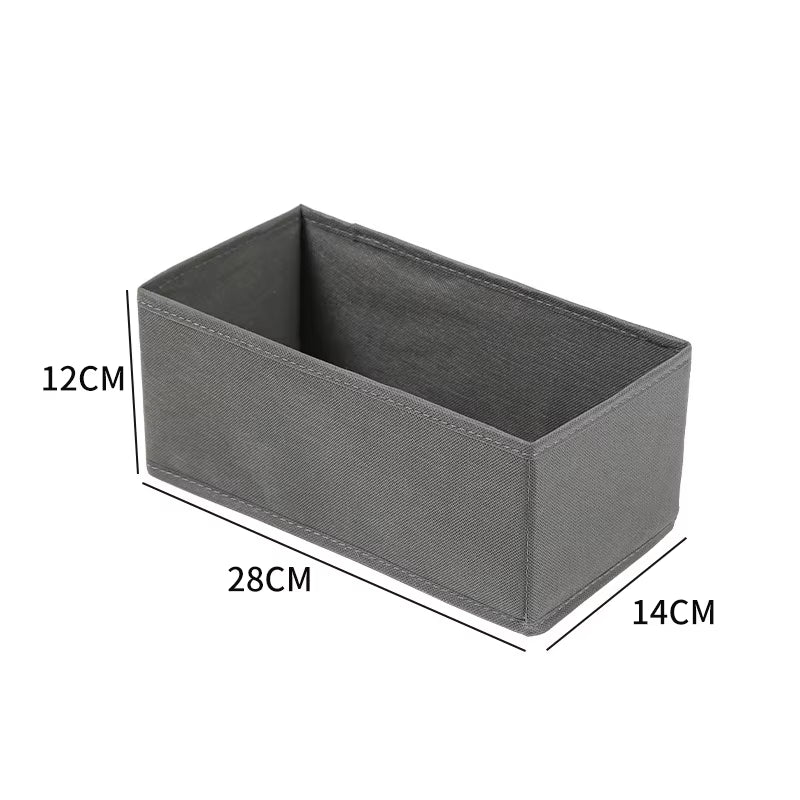 1Pc Fabric Underwear Storage Box Drawer Organizers for Closet Organization and Storage of Socks Underwear Ties and More