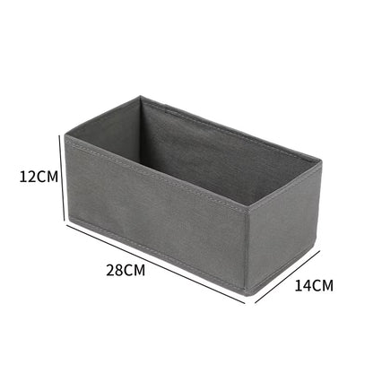 1Pc Fabric Underwear Storage Box Drawer Organizers for Closet Organization and Storage of Socks Underwear Ties and More