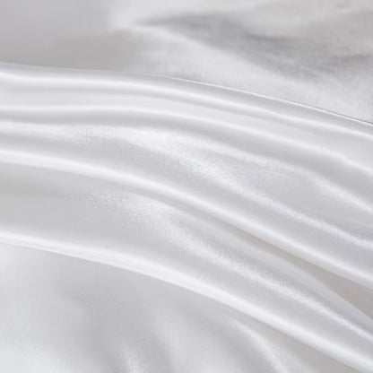 Satin Surface Duvet Cover Colored Bedding Set QUEEN KING Size Quilt Cover High Quality Skin Friendly Fabric Bedding Cover