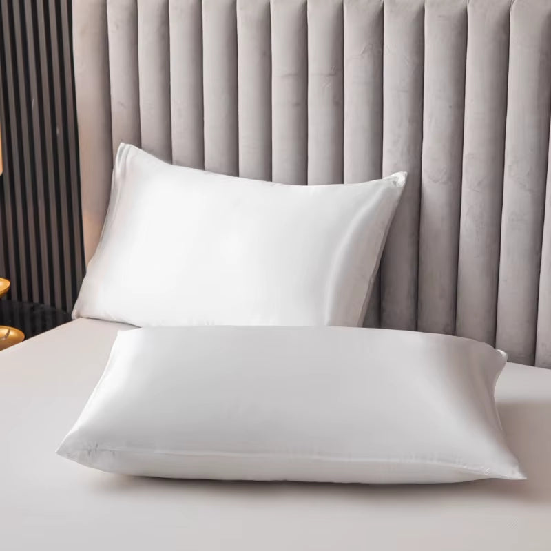 Satin Surface Duvet Cover Colored Bedding Set QUEEN KING Size Quilt Cover High Quality Skin Friendly Fabric Bedding Cover