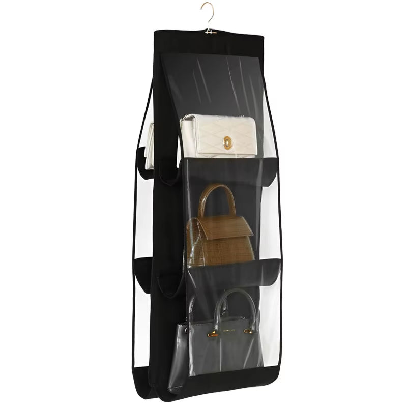Handbag Hanging Organizer Hanging Purse Organizer for Closet Organizers Bag Storage Hanger Oxford Cloth Closet Bag Organizer