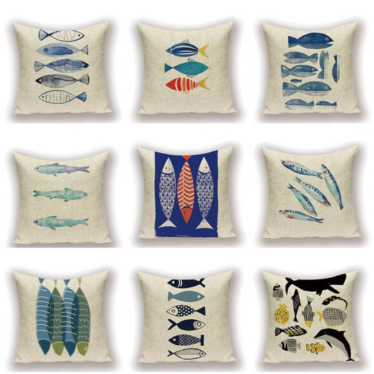 Nordic Home Decoration Throw Pillow Fish Cushion Covers High Quality Decorative Pillows Custom Pillowcase on Pillows