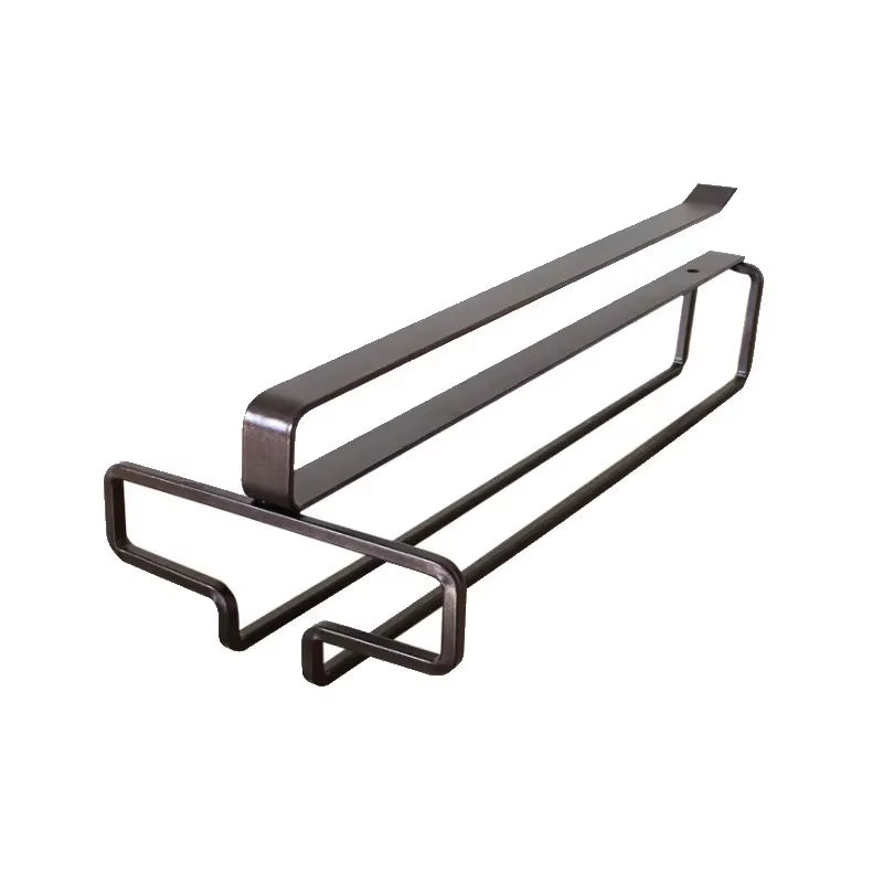 No Drilling Metal Wine Glass Holder - Stemware Rack for under Cabinet Storage Kitchen Organization Kitchen/Bar Storage Supplies