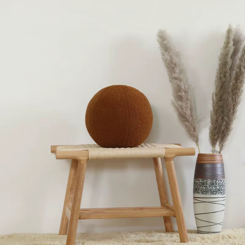 1Pc Spherical Cushion, Nordic Style,Soft Plush Throw Pillow,Decorative Chair Cushion Living Room and Bedroom