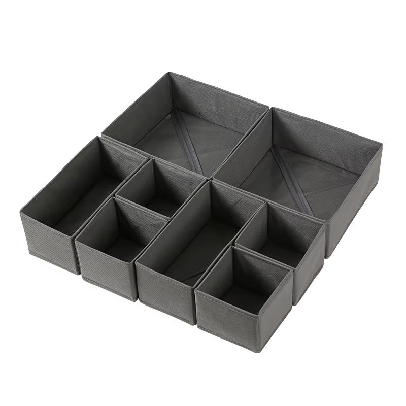 1Pc Fabric Underwear Storage Box Drawer Organizers for Closet Organization and Storage of Socks Underwear Ties and More
