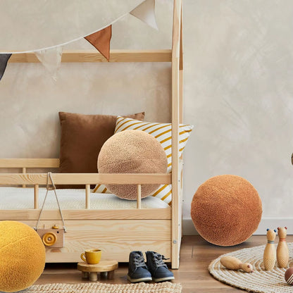 1Pc Spherical Cushion, Nordic Style,Soft Plush Throw Pillow,Decorative Chair Cushion Living Room and Bedroom